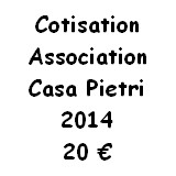 Cotisation anne 2014